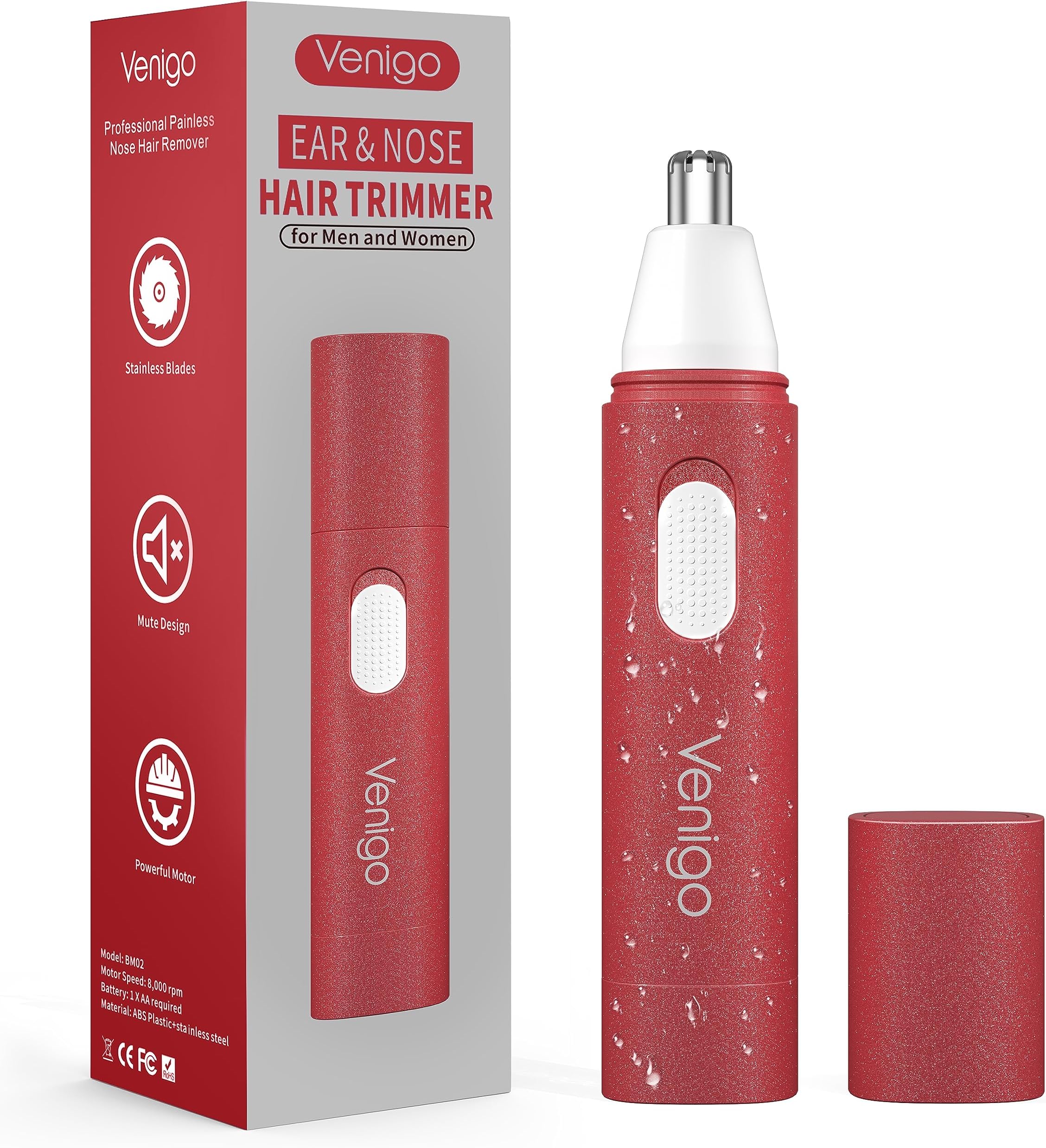 Ear Nose Hair Trimmer Clipper Professional Painless Hair