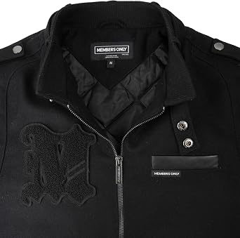 Members Only Wool Varsity Jacket Men Leather Sleeve | Letterman Jacket Men