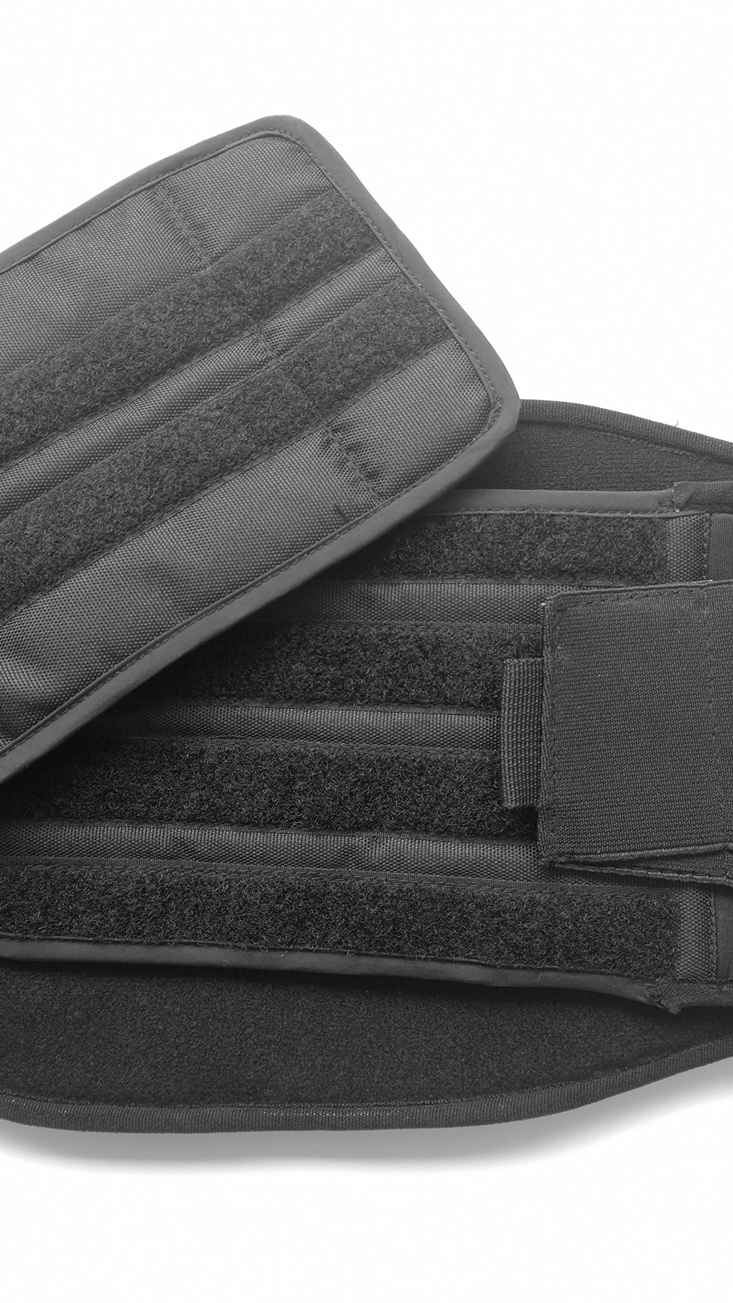 Nerve 1514060604_03 Solid Cintura di Sostegno Lombare Fascia, Nero, M/95 cm
