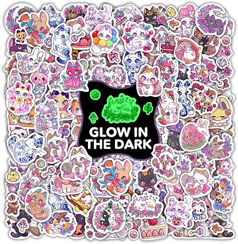 Calcomanías luminosas que brillan en la oscuridad para interruptor de gato, interruptor de luz de habitación, calcomanías luminosas para niños,