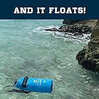 Vista 3 de Enthusiast Gear Mochila térmica flotante con aislamiento superior enrollable, a prueba de fugas, plegable, impermeable, con correa acolchada