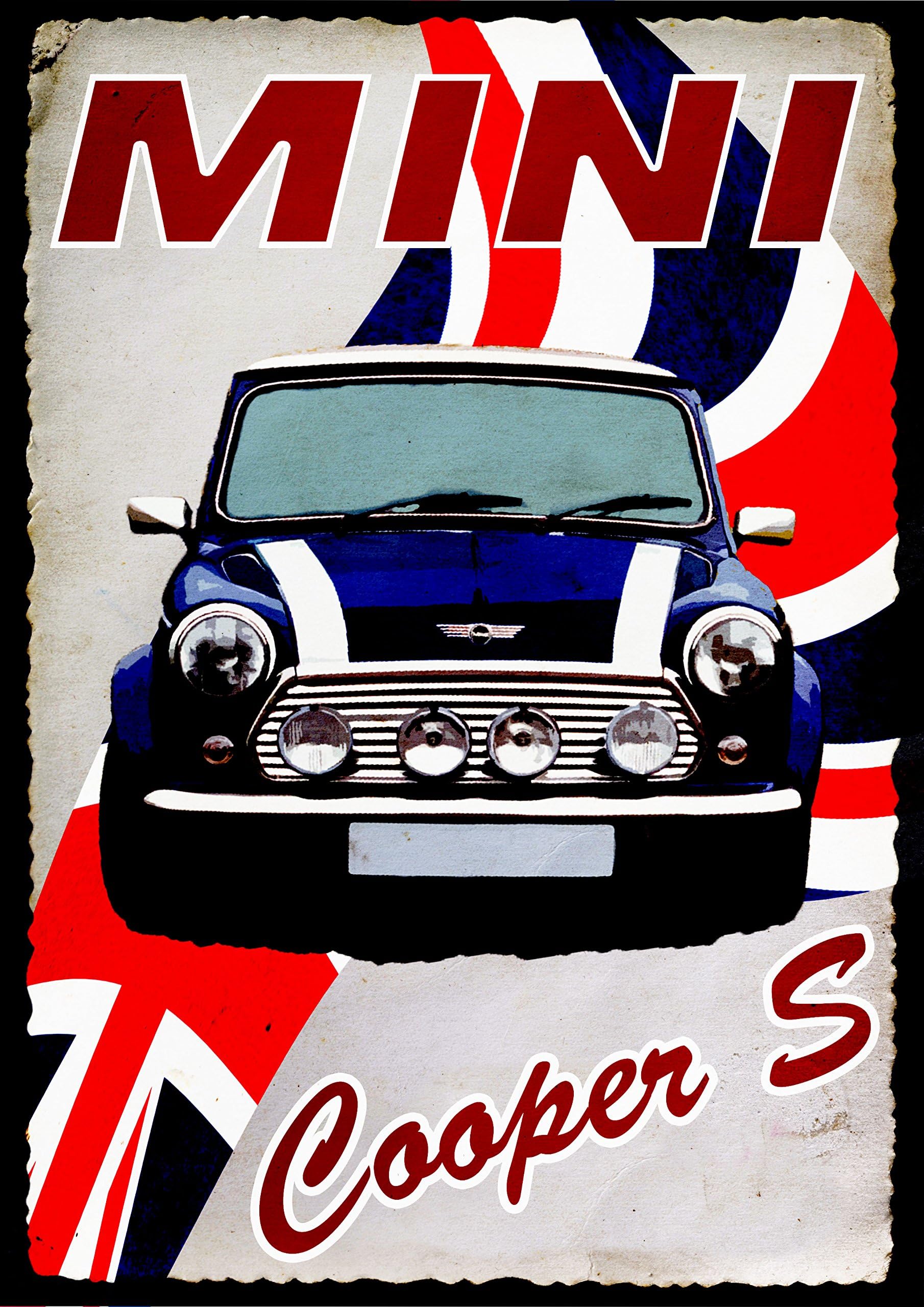 Mini Cooper Greeting Card