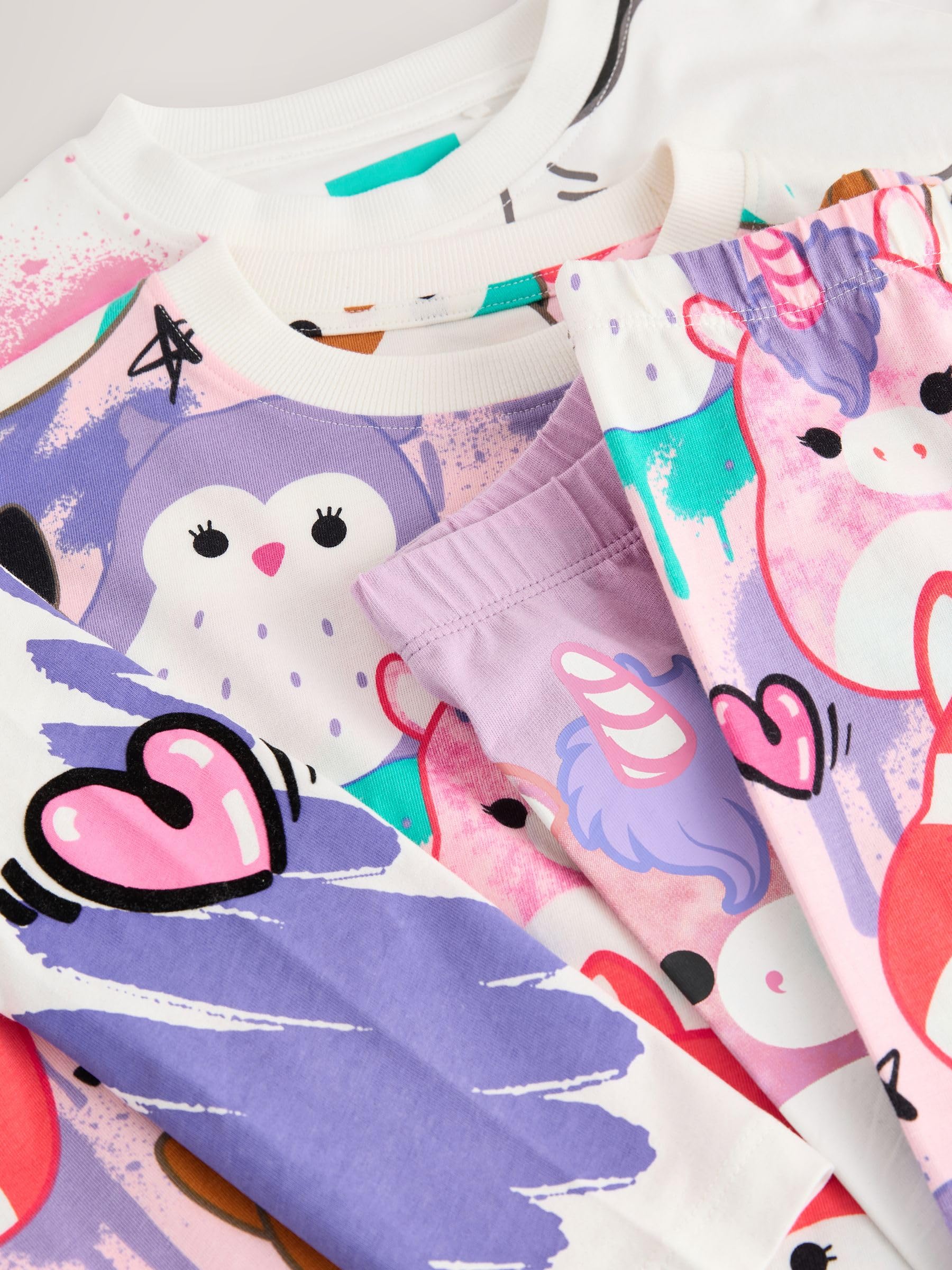 NEXT Starsze dziewczynki Piżamy Squishmallows, zestaw 2-częściowy