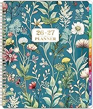 Planner 2026-2027 - Academic Planner 2026-2027, from JULY 2026 to JUNE 2027, 9'' x 11'', Planner Weekly and Monthly, 26-27 Calendar Planner with Colourful Tabs, Premium Thick Paper, Twin-Wire Binding, Back Pocket