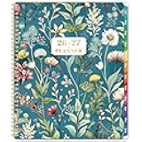 Planner 2026-2027 - Academic Planner 2026-2027, from JULY 2026 to JUNE 2027, 9'' x 11'', Planner Weekly and Monthly, 26-27 Calendar Planner with Colourful Tabs, Premium Thick Paper, Twin-Wire Binding, Back Pocket
