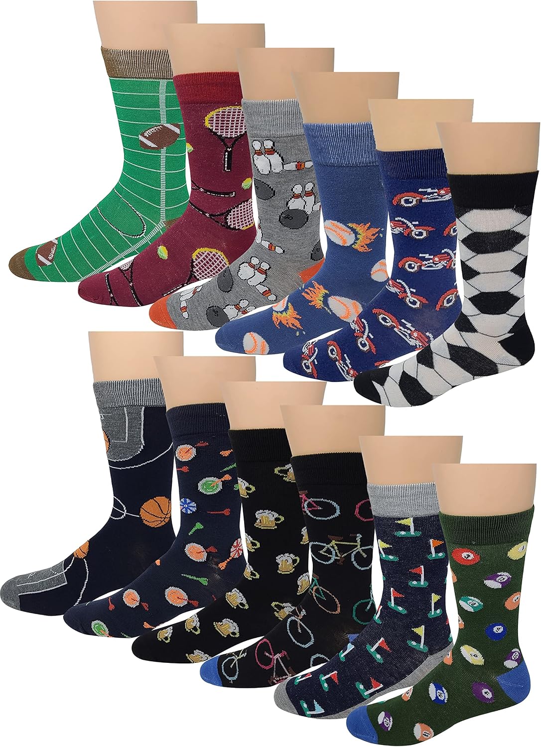 Different Touch Men Colorful Fashion Design Dress socks 10-13