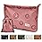 WLLWOO Makeup Bag-2pcs Smile Face Corduroy Cosmetic Bag Zipper Interior Waterproof Pencil Case Coin Purse Travel Toiletry Small Makeup Pouch For Women