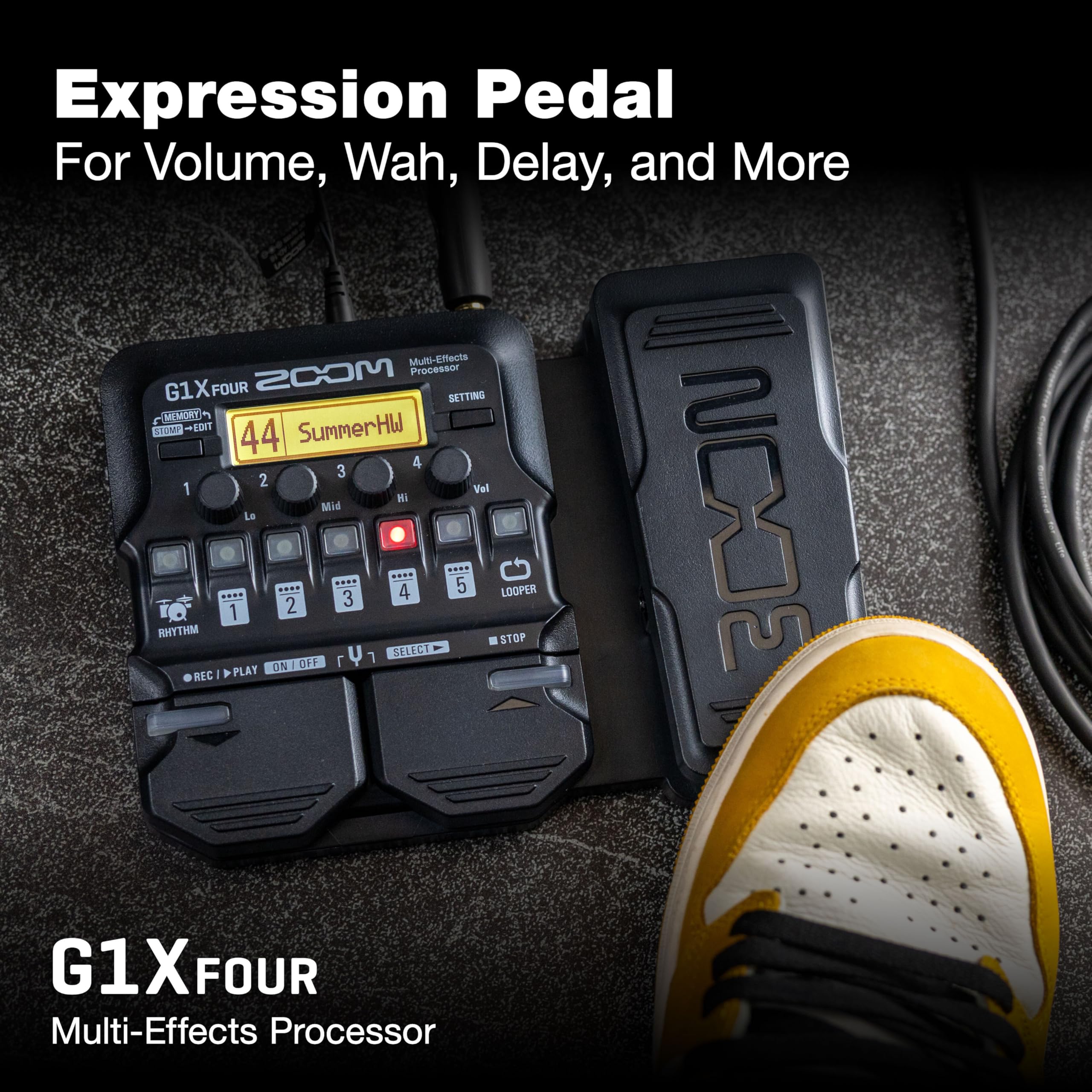 Amazon.com: Zoom G1X FOUR Guitar Multi-Effects Processor with