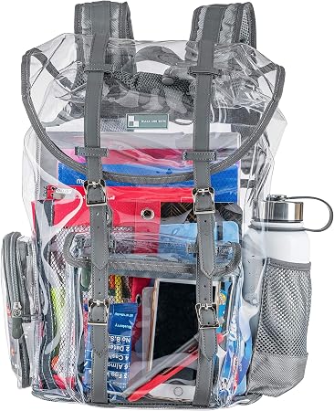 Amazon.com: Heavy Duty Clear Backpack 