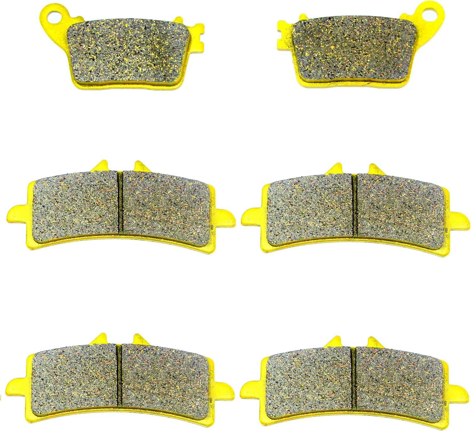 Front Rear Brake Pads for Suzuki GSXR 600 L 750 L (2011-2021) GSXR 1000 R L2-L6 ABS (Brembo Caliper) 2012 2013 2014 2015 2016 2017 2018 2019 2020 2021 - GSX 1000 Katana 19-21 FA447 FA436 8