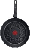 Tefal C38506 XL Force Poêle à frire, 28 cm, avec revêtement anti-adhésif, signal thermique, résistante, robuste, fond de poêle à diffusion, forme extra large, poignée stable, noire - 2