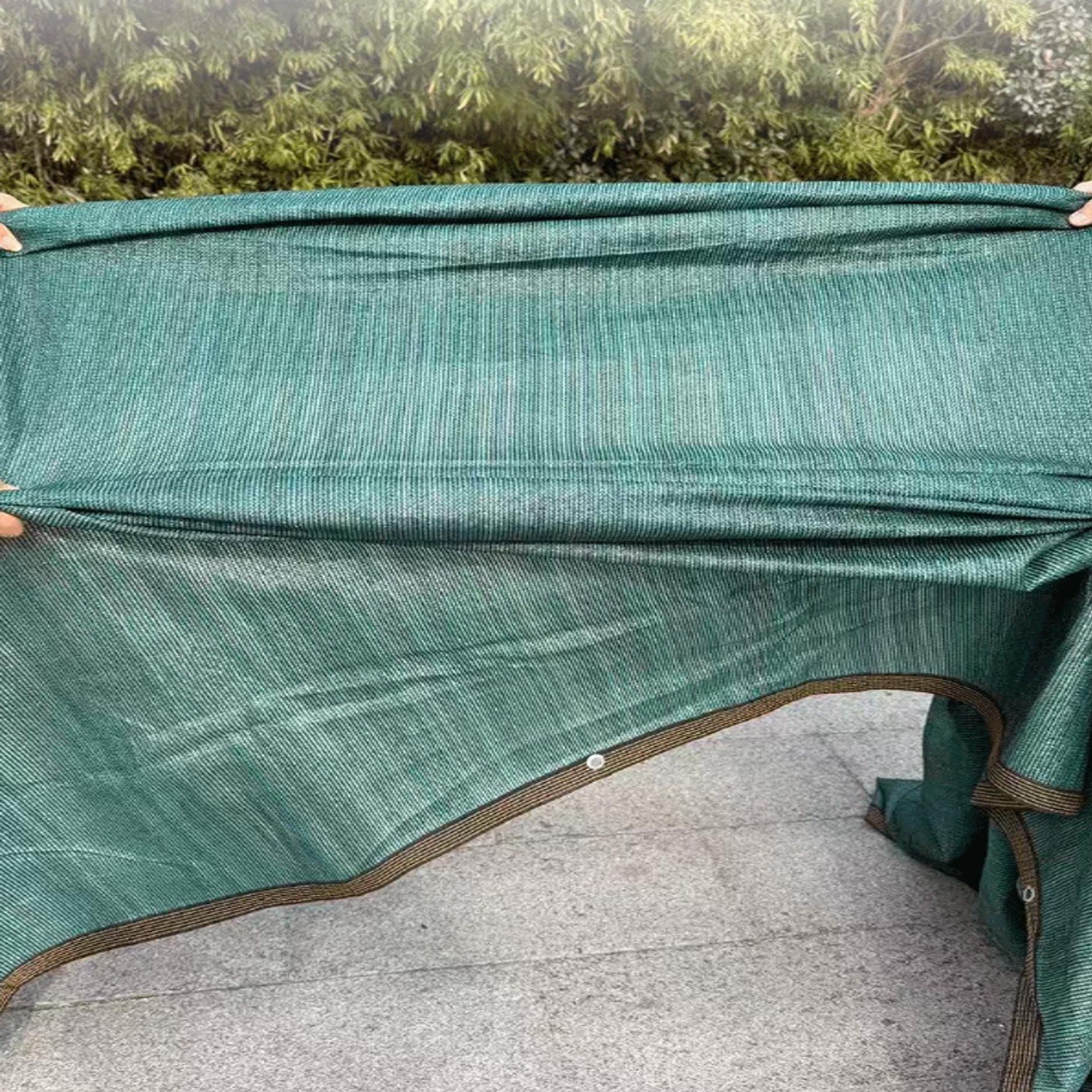 Malla de sombreo 70%,Verde Tela de Sombra HDPE para Exterior Reutilizable | personalizable invernadero, pérgola, jardín, gallinero protección UV, transpirable