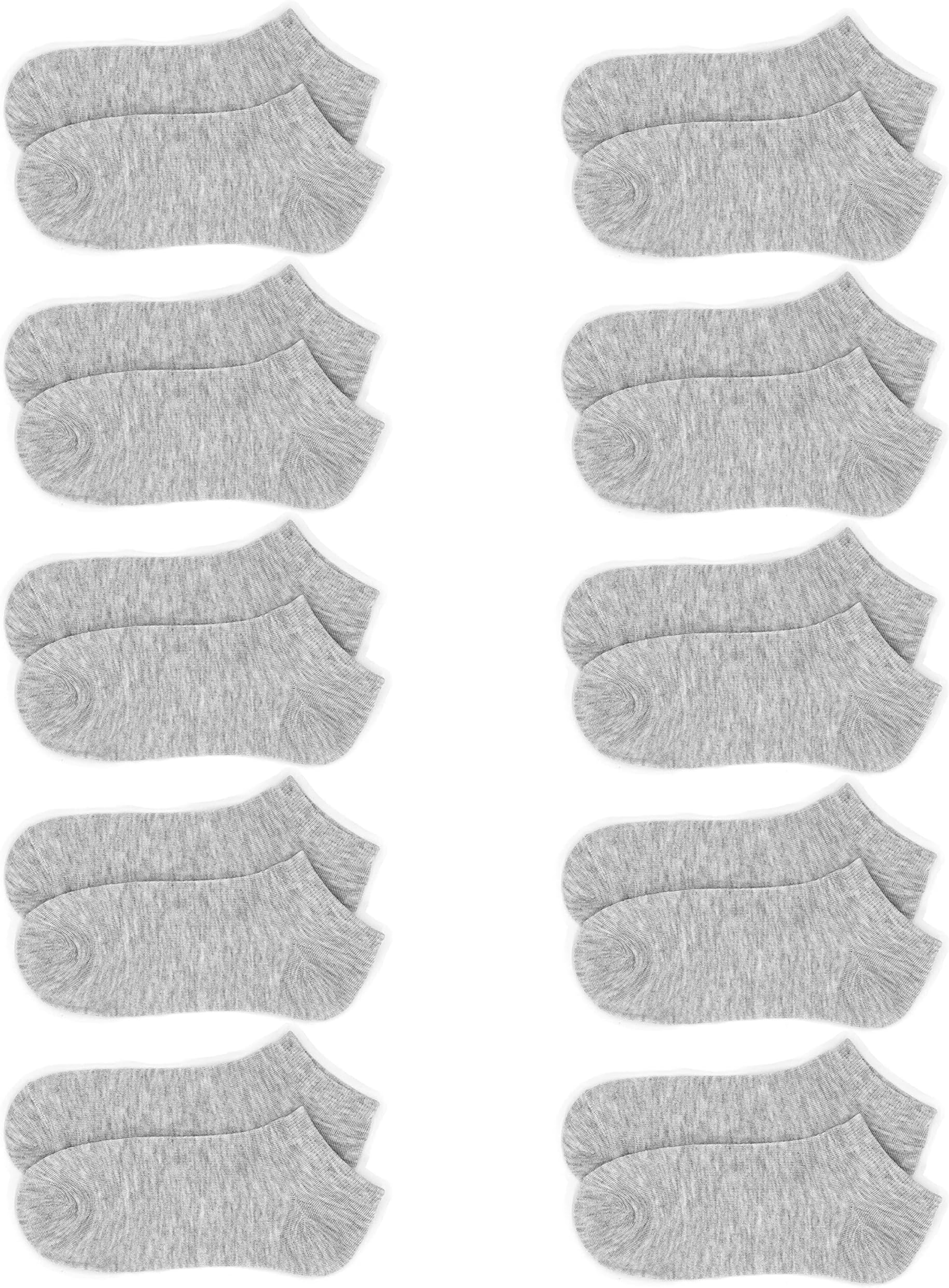 KimYoung 10 Pairs Low Cut Disposable Socks for Travel Portable Stretchy Cotton Blend Socks for Sport Business Travel for Men and Women (20% Cotton Socks)