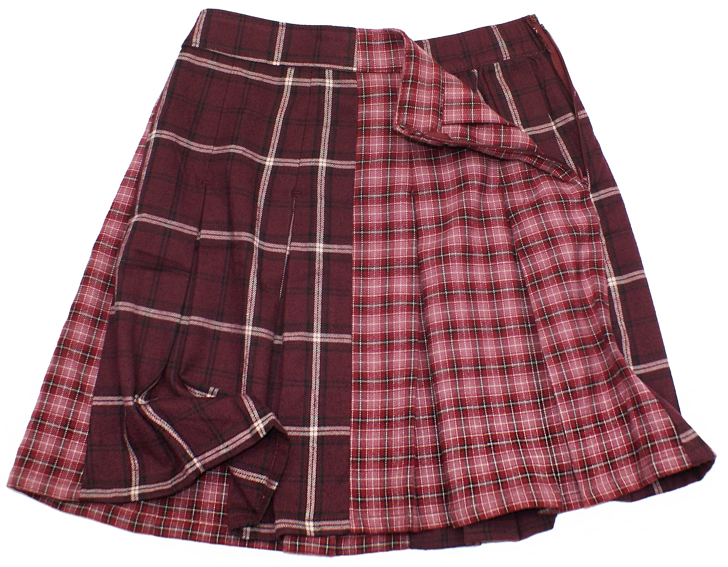 Hollister Women's Ultra High-Rise Pleated Plaid Mini Skirt How-5 - Bild 2 von 4
