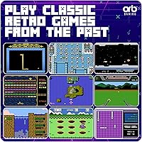 Vista 3 de Mini Arcade Machine, 240 Built-in 8-Bit Games, 2.5” Full Colour Screen, 8-Way Joystick, Handheld Retro Games Console – Orb Gaming by ThumbsUp!