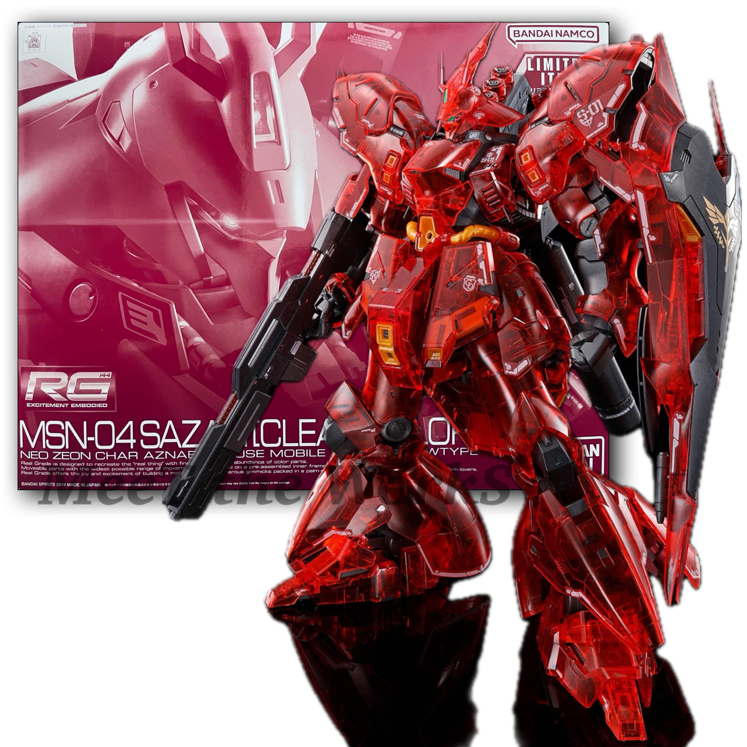BANDAI SPIRITS 1/144 RG MSN-04 サザビー クリア… Amazon.com: Bandai RG 1/144 MSN-04 Sazabi [Clear Color