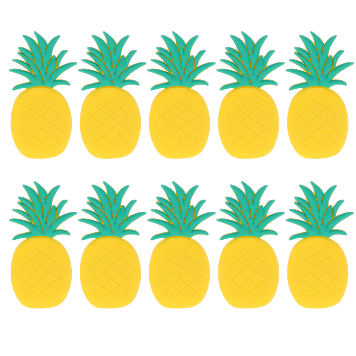 Imanes de nevera fruta piña 10 piezas Garneck miniatura 7