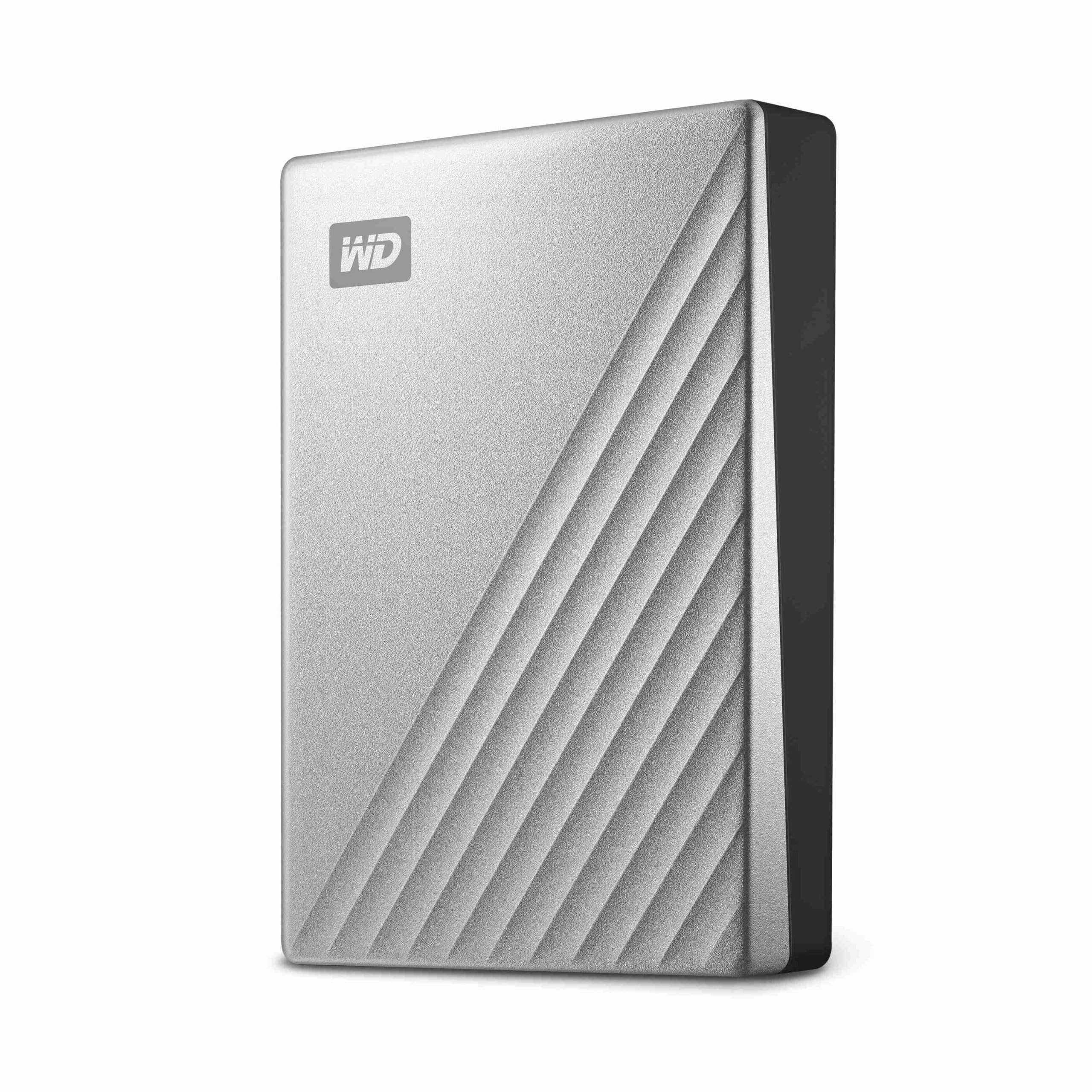 Western Digital Silver My Passport Ultra For Mac External Hard Drive 5 Tb Usb
