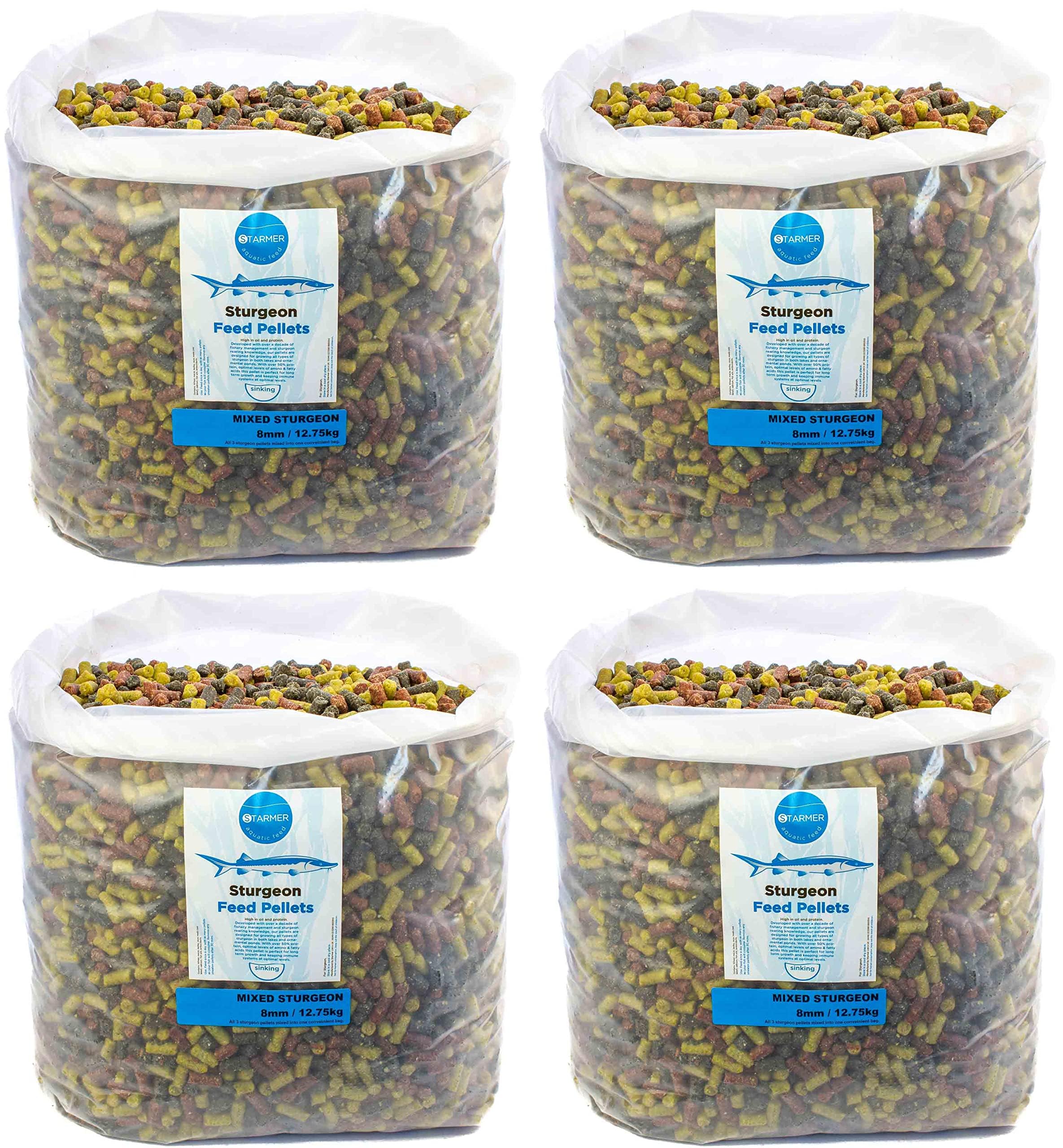 8mm MIXED/sturgeon feed pellets / 50kg