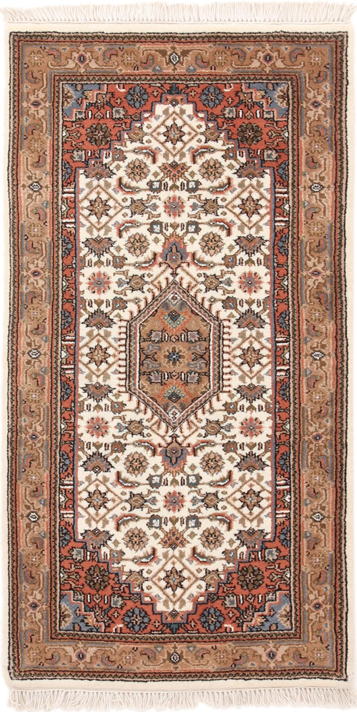 Tapis de course Indo Kashan en laine pour sublimer votre couloir