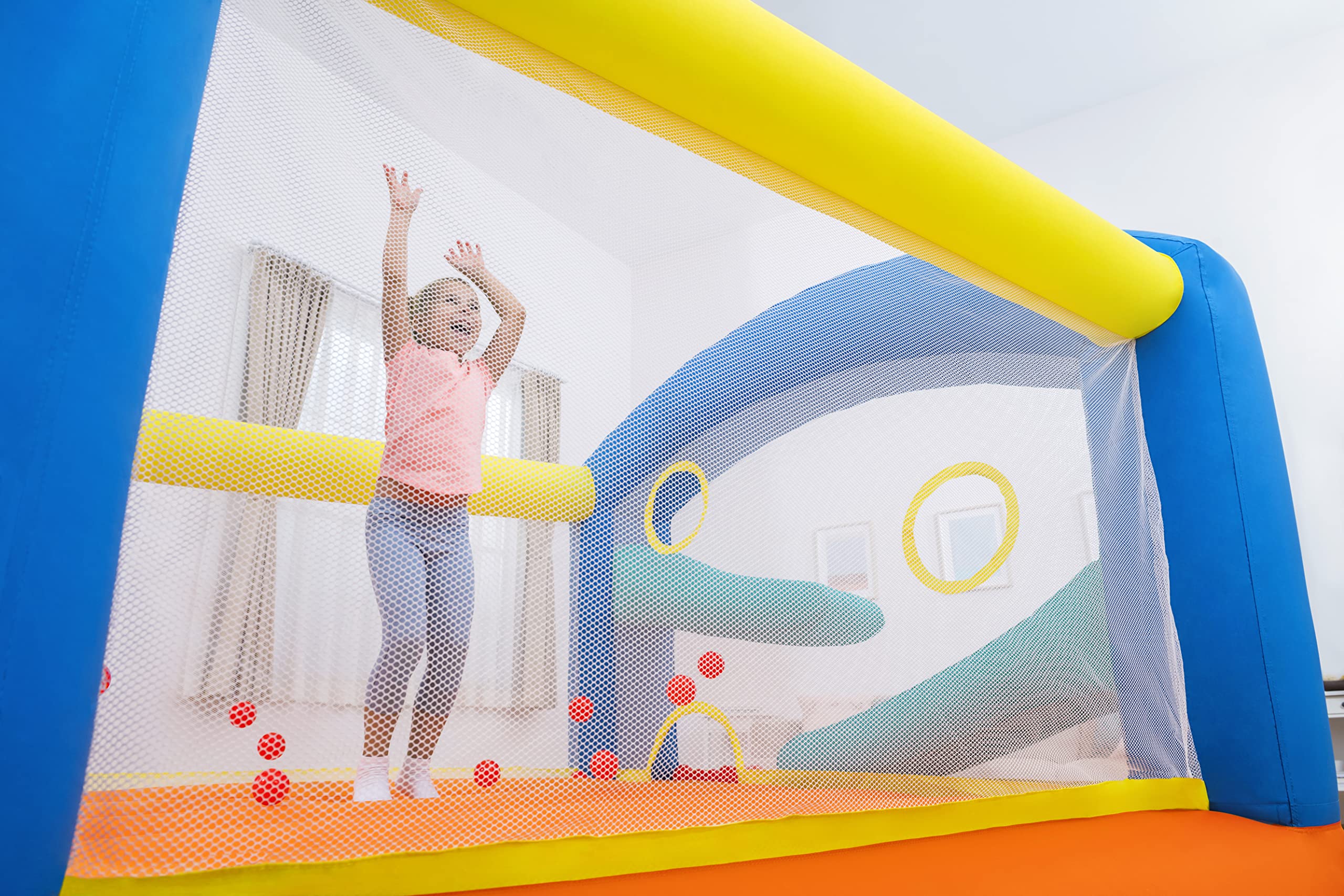 Bestway H2OGO zamek dmuchany z ciągłą dmuchawą Leap & Play 289 x 213 x 173 cm