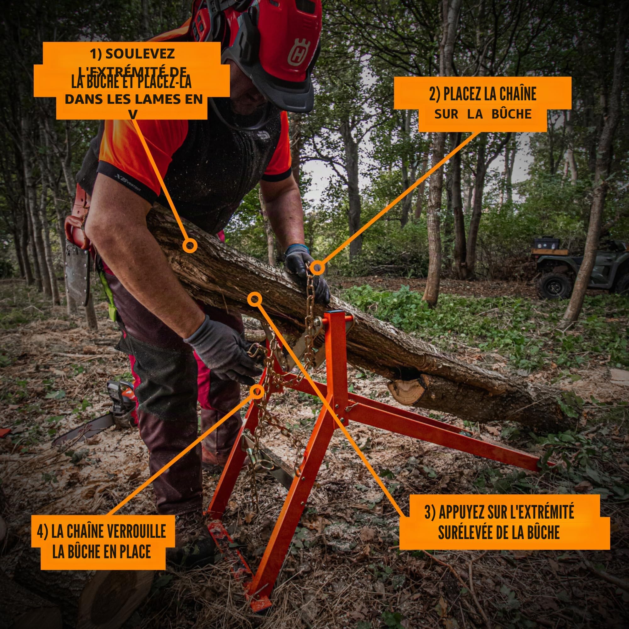 Forest Master USH Chevalet de sciage