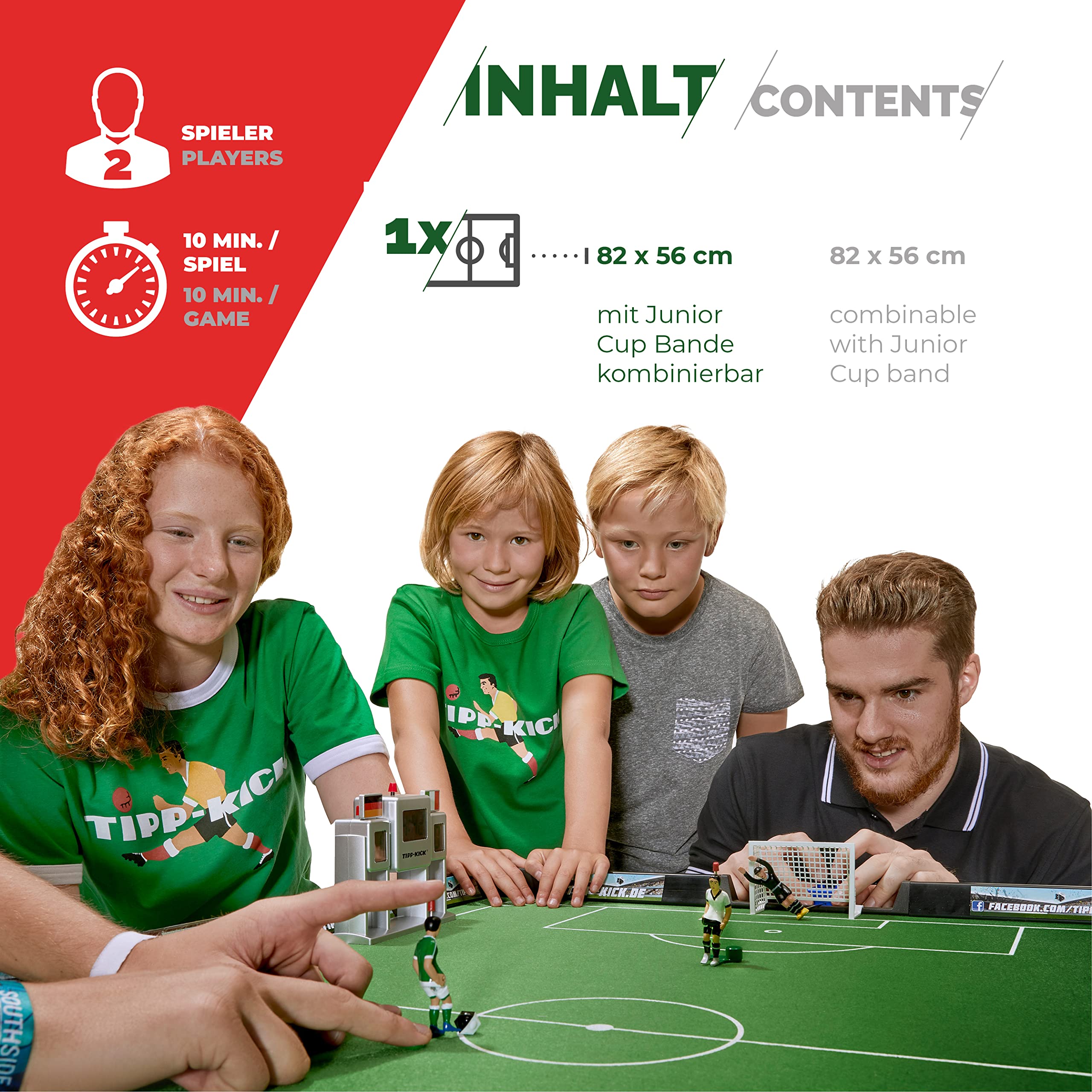 Spielfeld (82x56cm) TIPP para Kick-Junior Cup