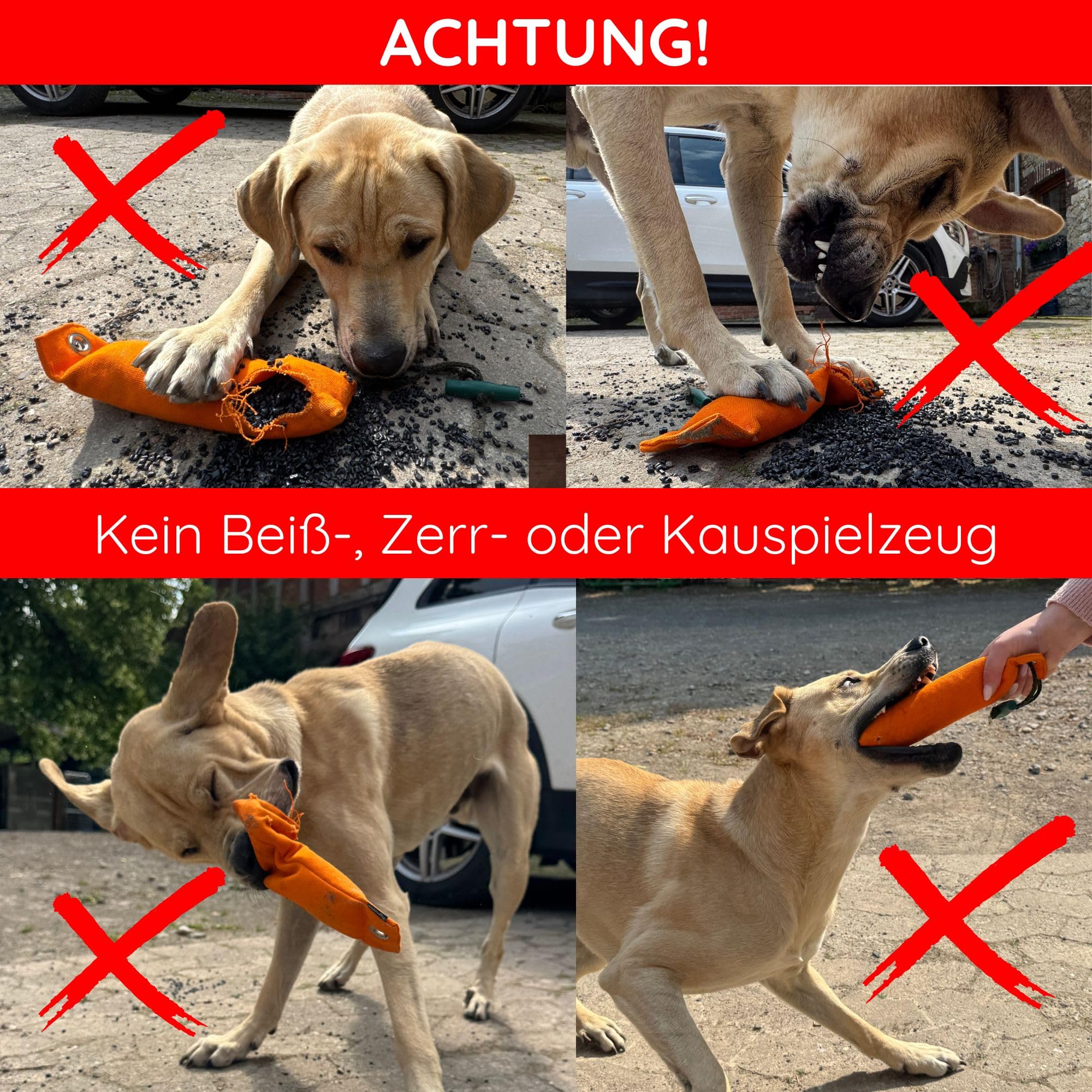 Romneys Junior Dummy Jouet flottant pour l'entraînement du chien et du rapport, 250 g, orange et bleu