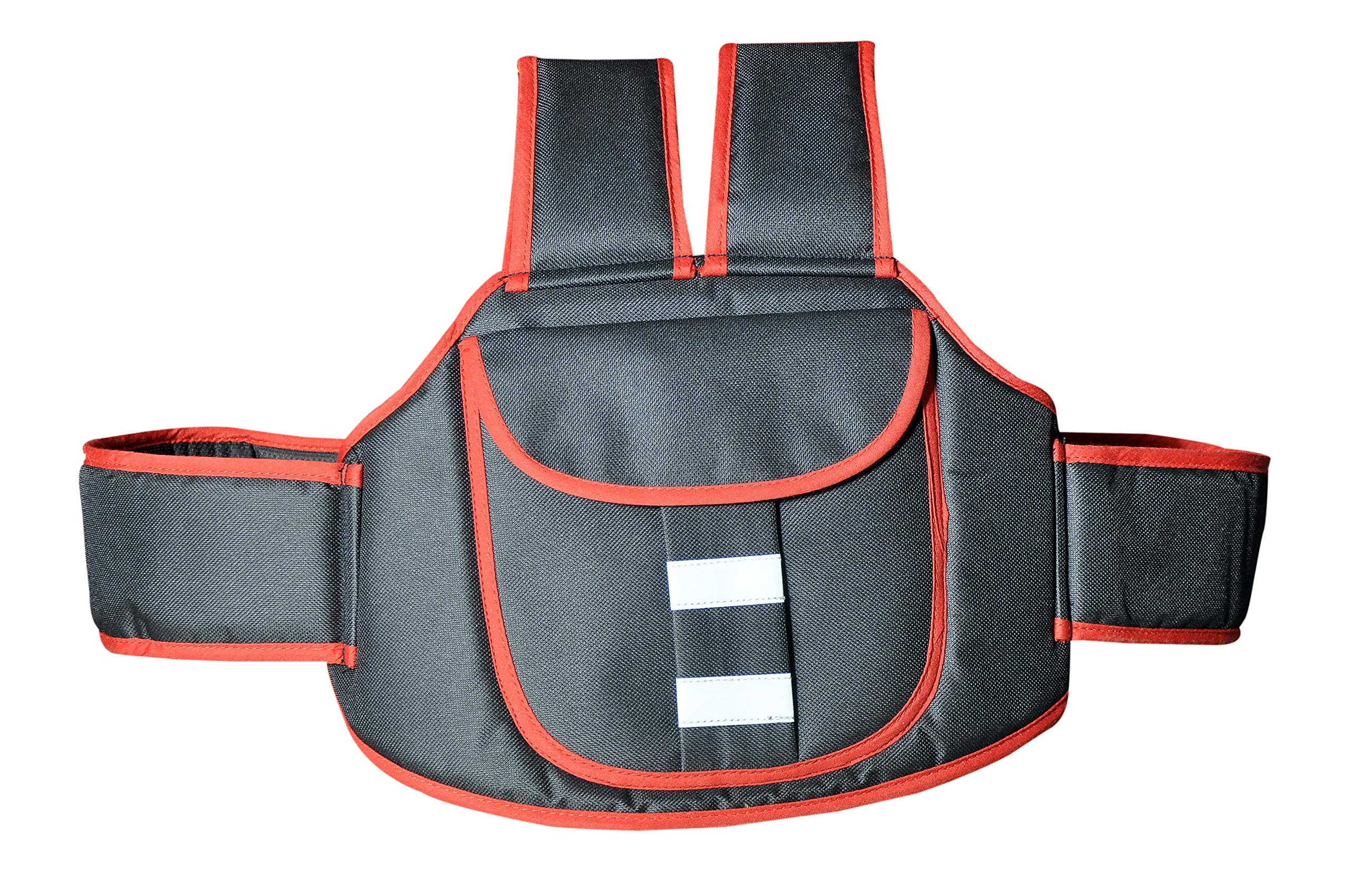 Crawl'in Kids Adjustable Safety Harness Belt For Kids/Newborn Babies Vehicle Motorcycle Ride Strap For Two Wheeler-Red 2