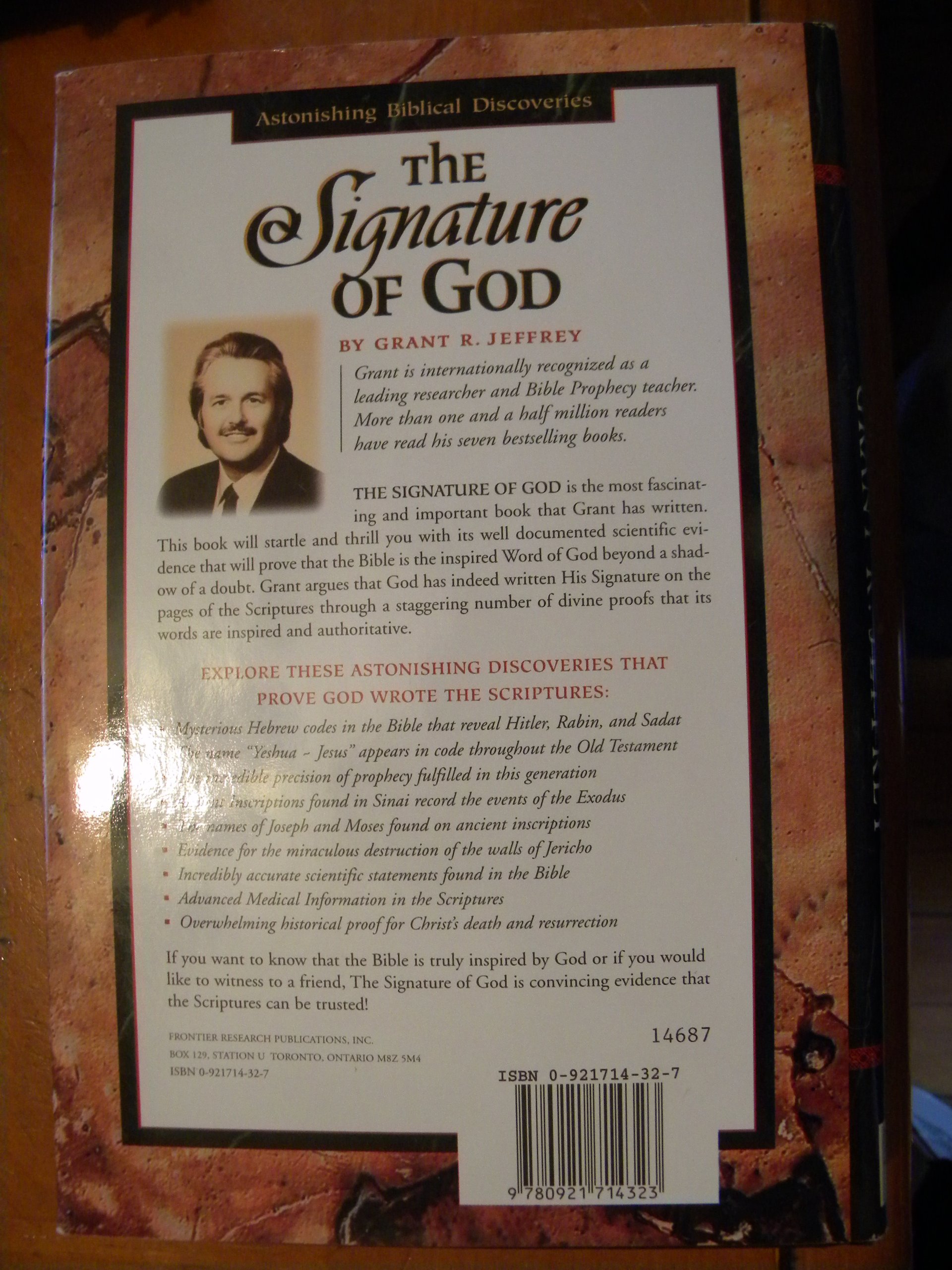The Signature of God: Astonishing Biblical Discoveries