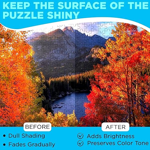 Miniatura 6 de Pegamento transparente para rompecabezas, cabezal aplicador fácil de poner, secado rápido, 2 botellas de 4.4 fl oz