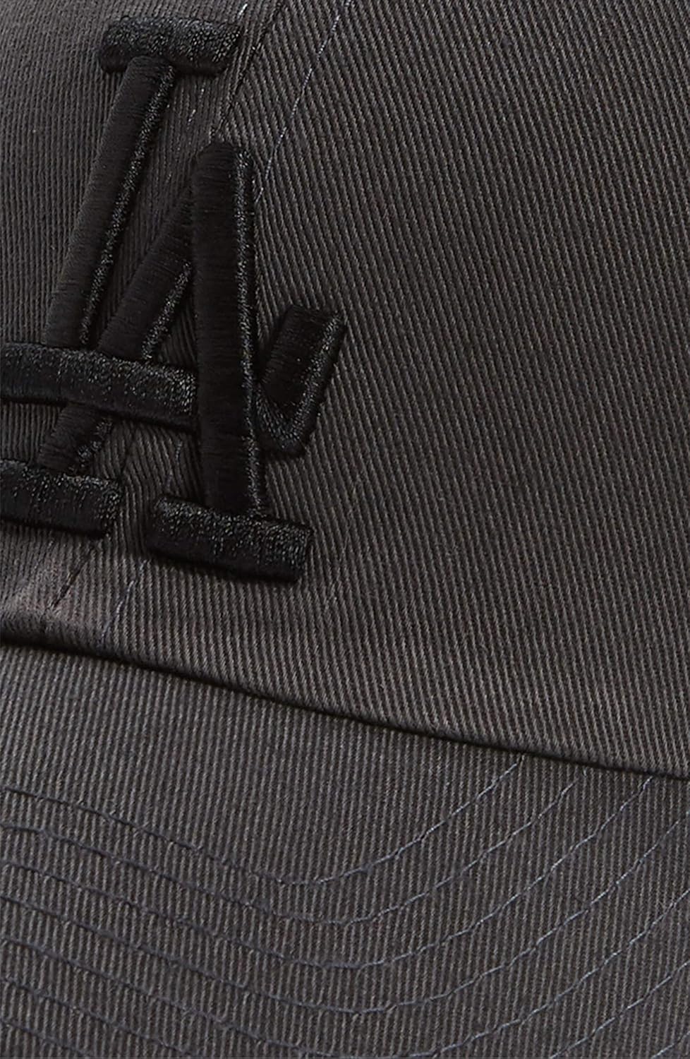 '47 Los Angeles Dodgers Clean Up Charcoal Adjustable Dad Cap - Image 5