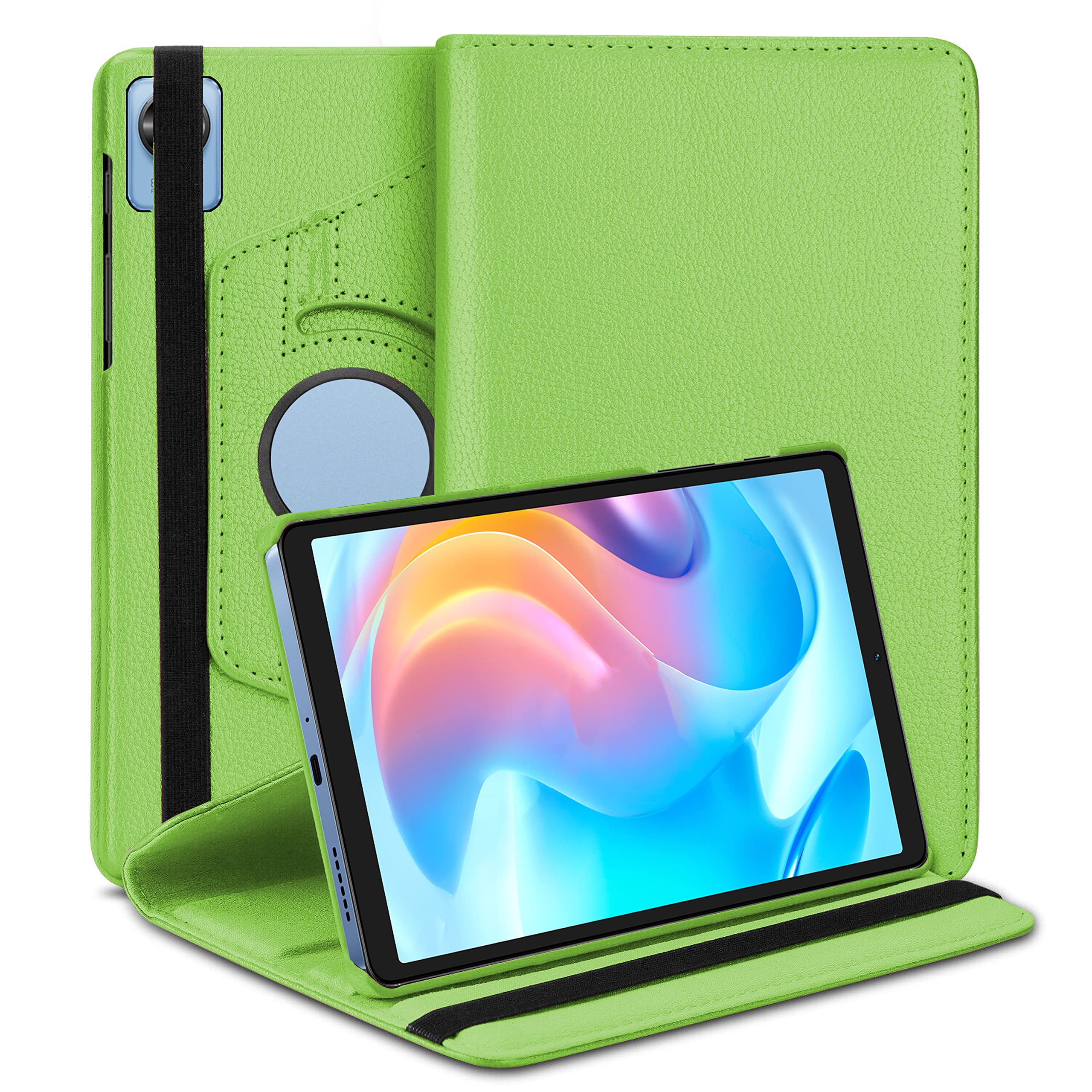 TGK Rotating Cover for Realme Pad Mini 8.7 Inch Tablet (Green) 360 Degree Leather Stand Case (B0B71KHMF5) Amazon Price History, Amazon Price Tracker