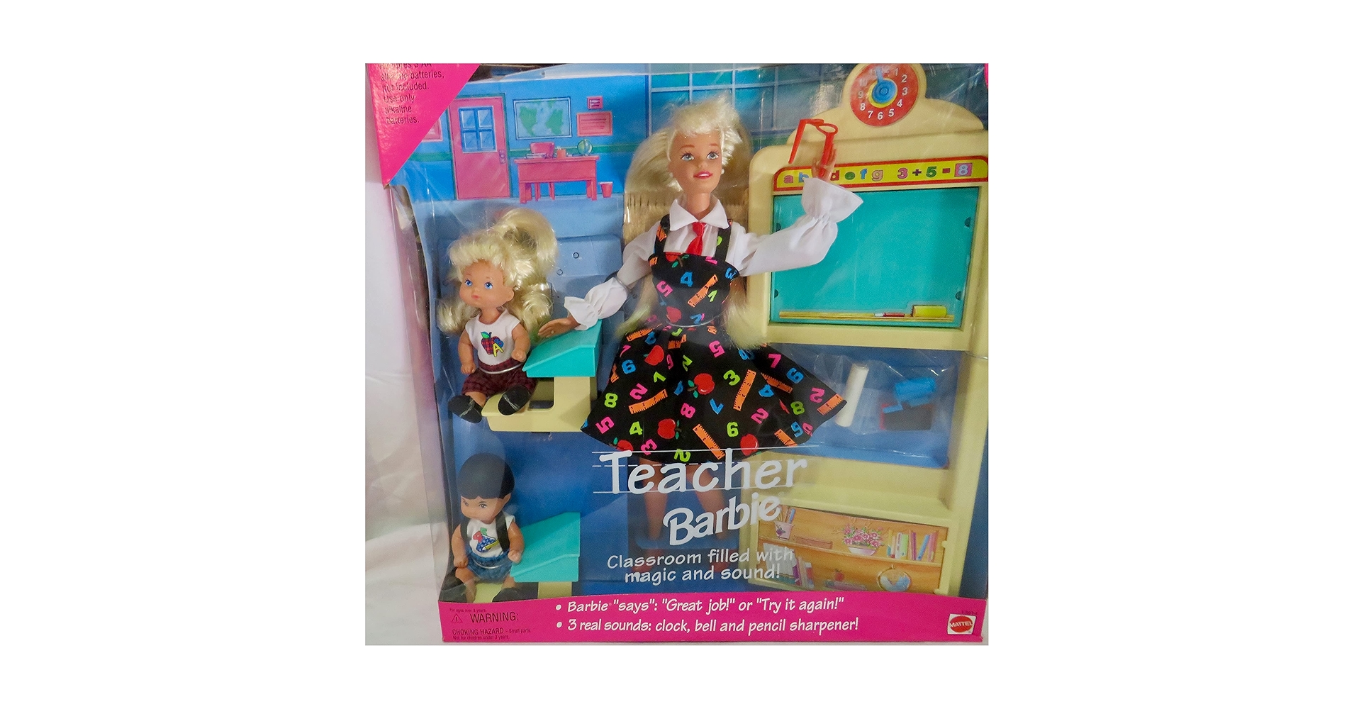 バービー人形　The Teacher Barbie Amazon.com: Barbie Teacher Dolls & Playset with Fashion Doll
