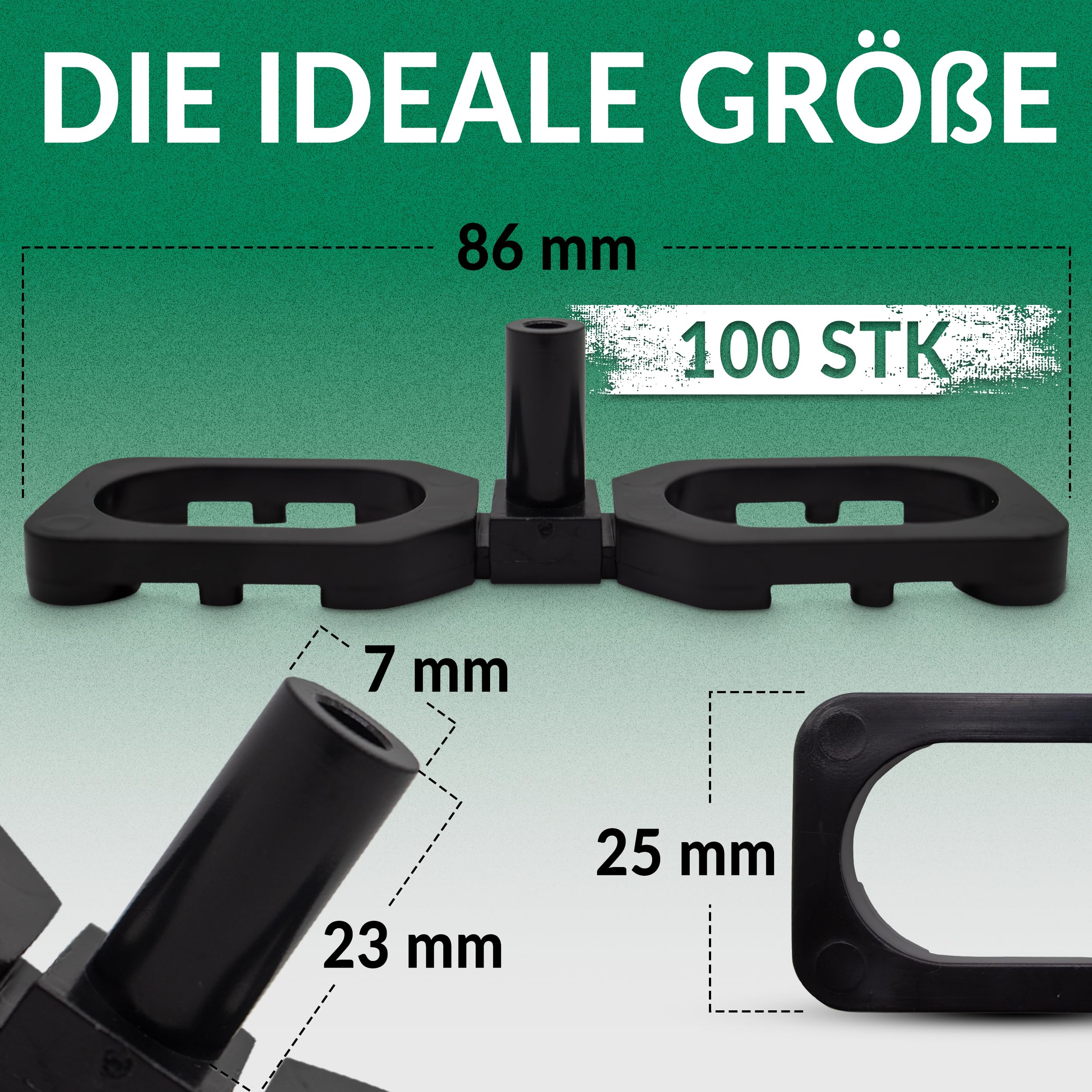 Theil - Terrassendielen Abstandhalter - THEILO Terrassfix 150 Stück