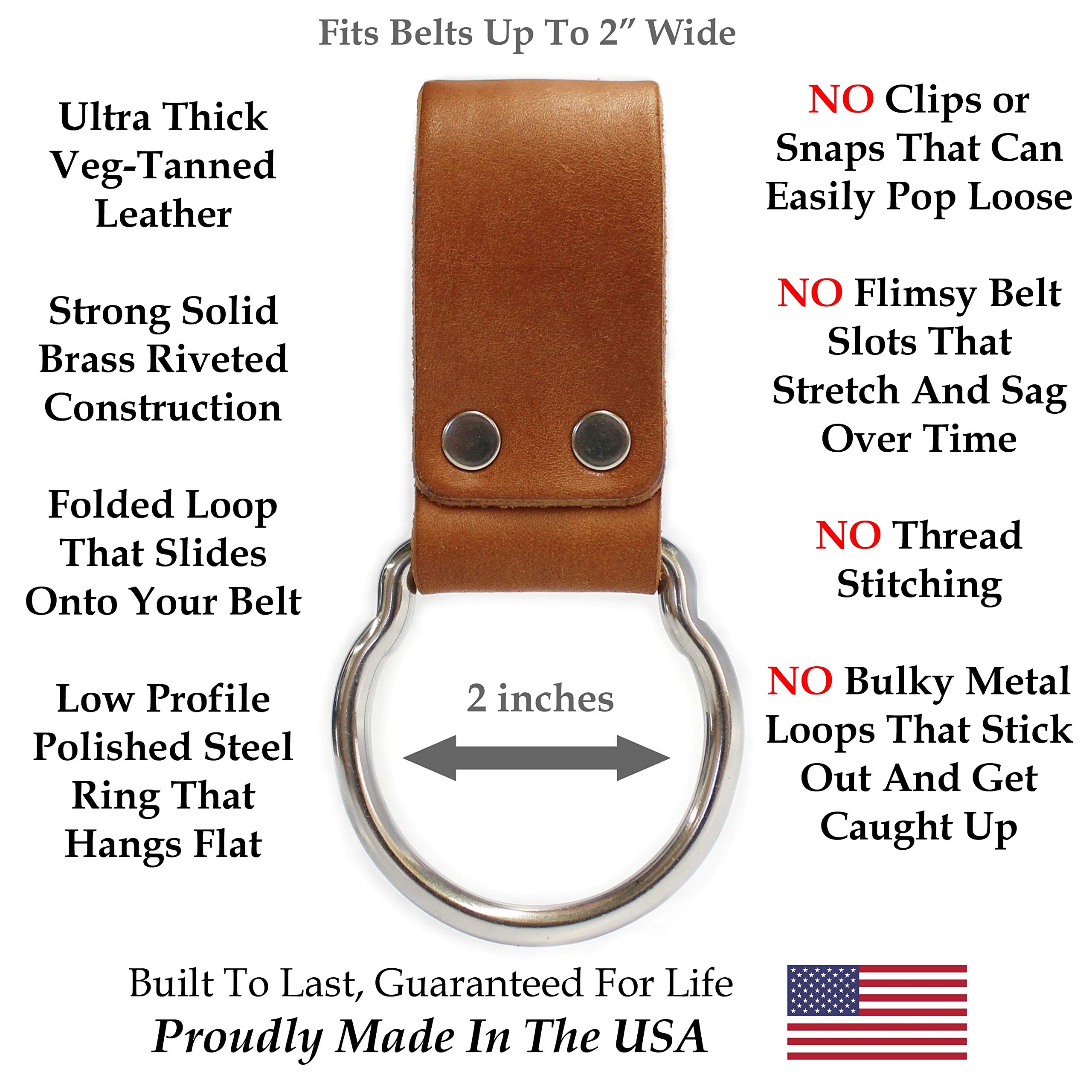 Leather Hatchet & Hammer Holder - Carry Tools Securely -3