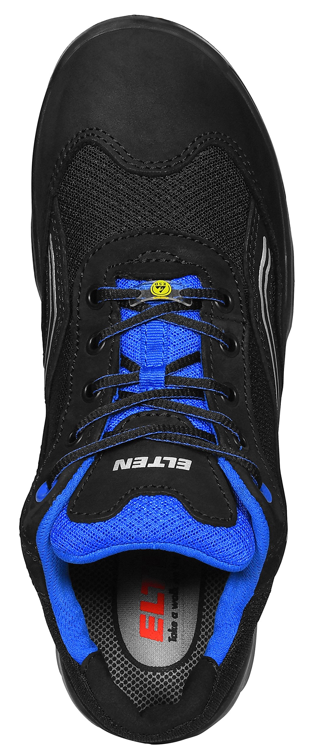 ELTEN Ambition Blue Low ESD S1 | Sicherheitsschuhe für Damen & Herren, Stahlkappe, leicht, atmungsaktiv, Gr. 39