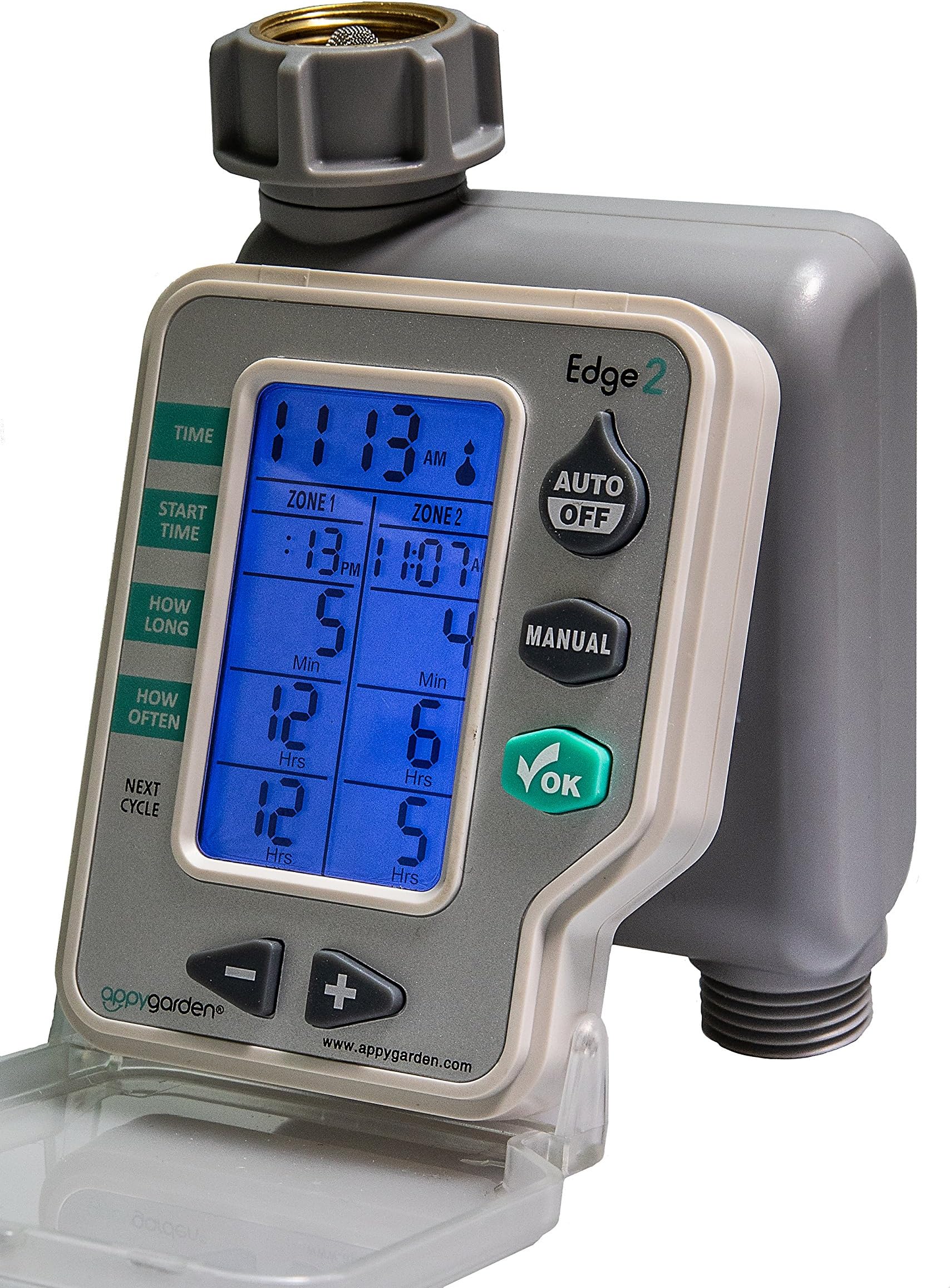 Edge 2 Hose Faucet Timer (Double Port)