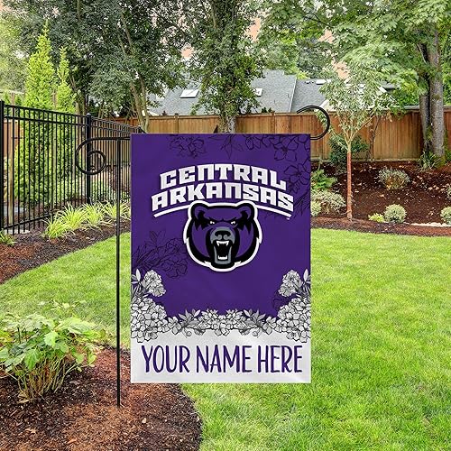 Miniatura 3 de Rico Industries NCAA Central Arkansas Bears - Bandera de jardín personalizada