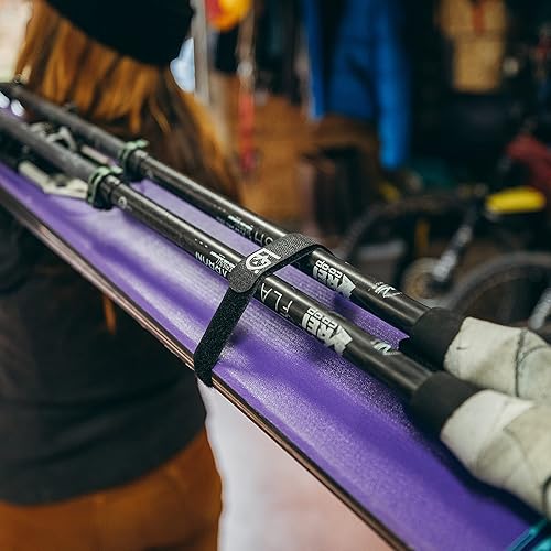 Miniatura 7 de GEAR AID La envoltura rápida de  pulgadas mantiene el equipo organizado y seguro con correas ajustables con anillo en D, 12 pulgadas de longitud,