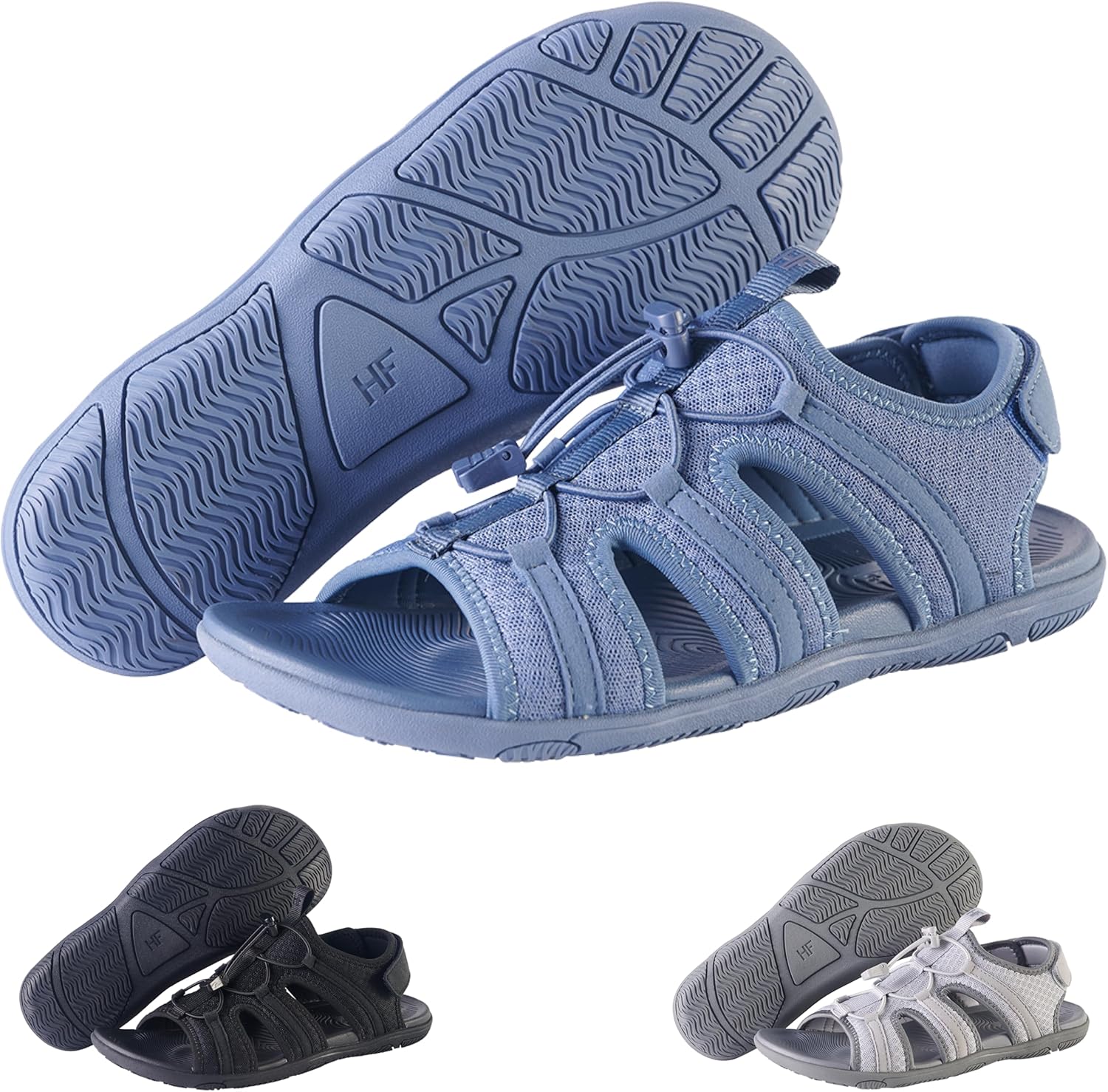 Hike Footwear HF BareSandals I – Barefoot Sandals for Men & Women, Minimalist Walking Shoes With Arch Support, Zero-Drop Sole, Lightweight Flexible Summer Daily Footwear