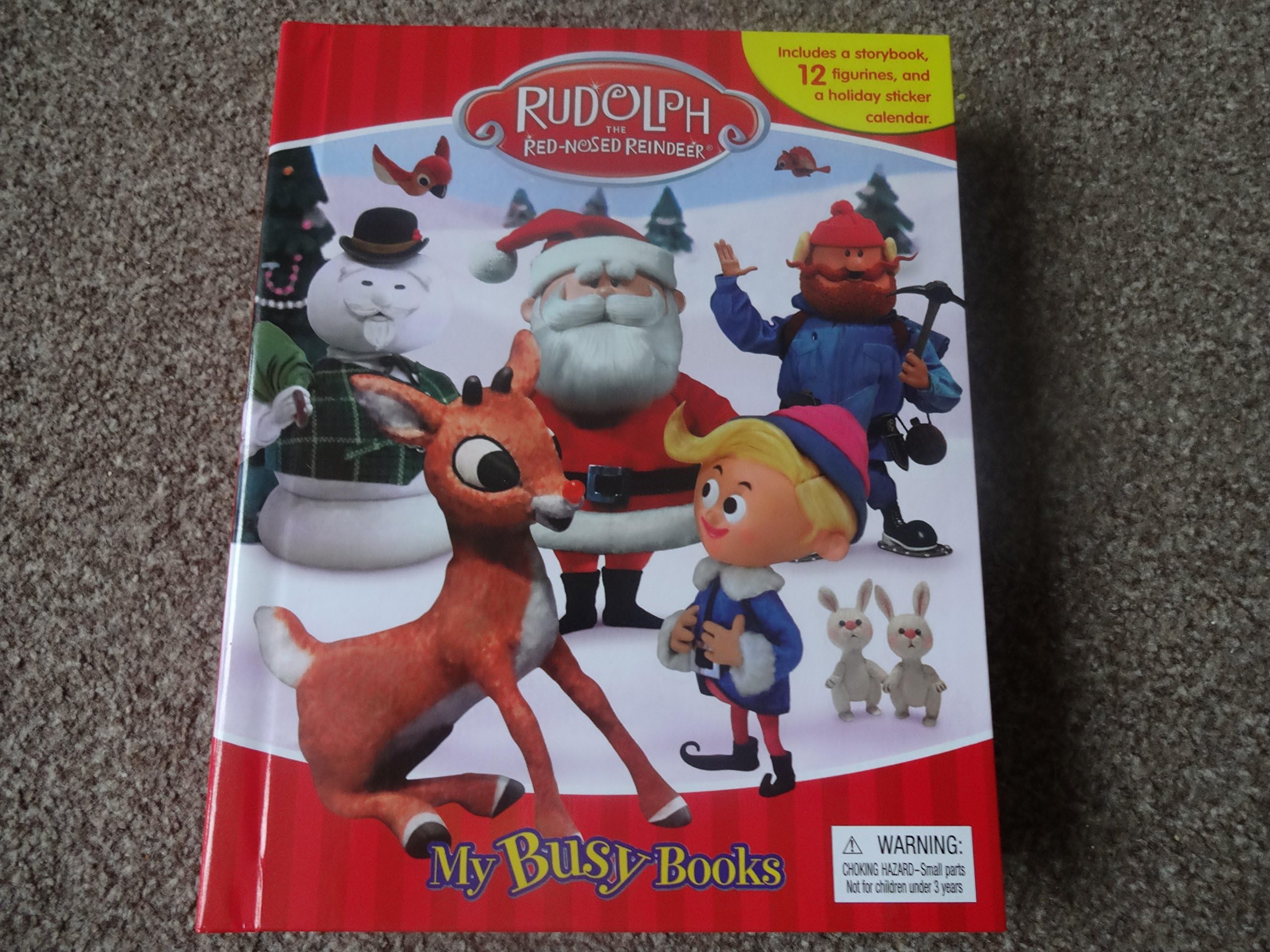 Rudolph the Red-Nosed Reindeer My Busy Book Board book – September 1, 2015