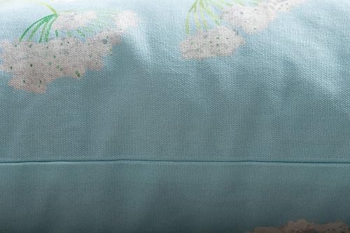 Miniatura 7 de Maison d' Hermine Artist Garden - Funda de cojín decorativa 100 % de algodón para sofá, sillón, dormitorio, hogar, sala de estar (Spring, 18 x 18