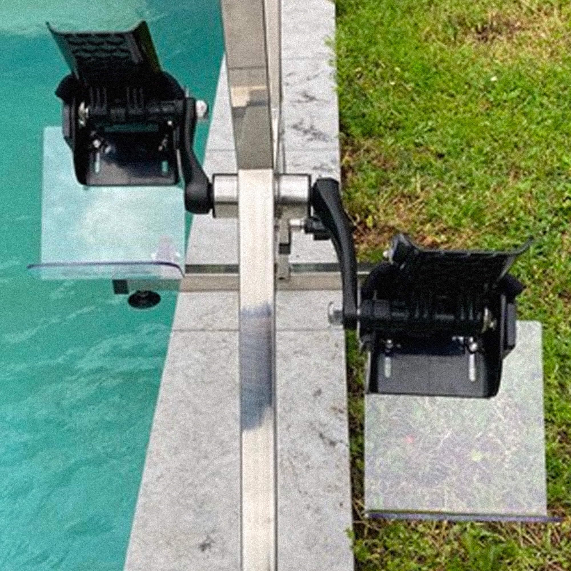 Lovee Pales de résistance pour Aquabike Pale compacte : 20 x 18 x 8,5 cm Facile à Installer sous Les pédales PVC Transparent très épais
