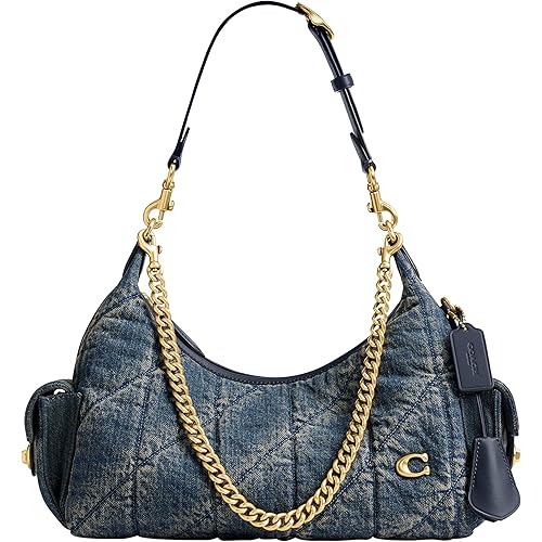 COACH Soft Quilted Leather Pocket Juliet Bag 30