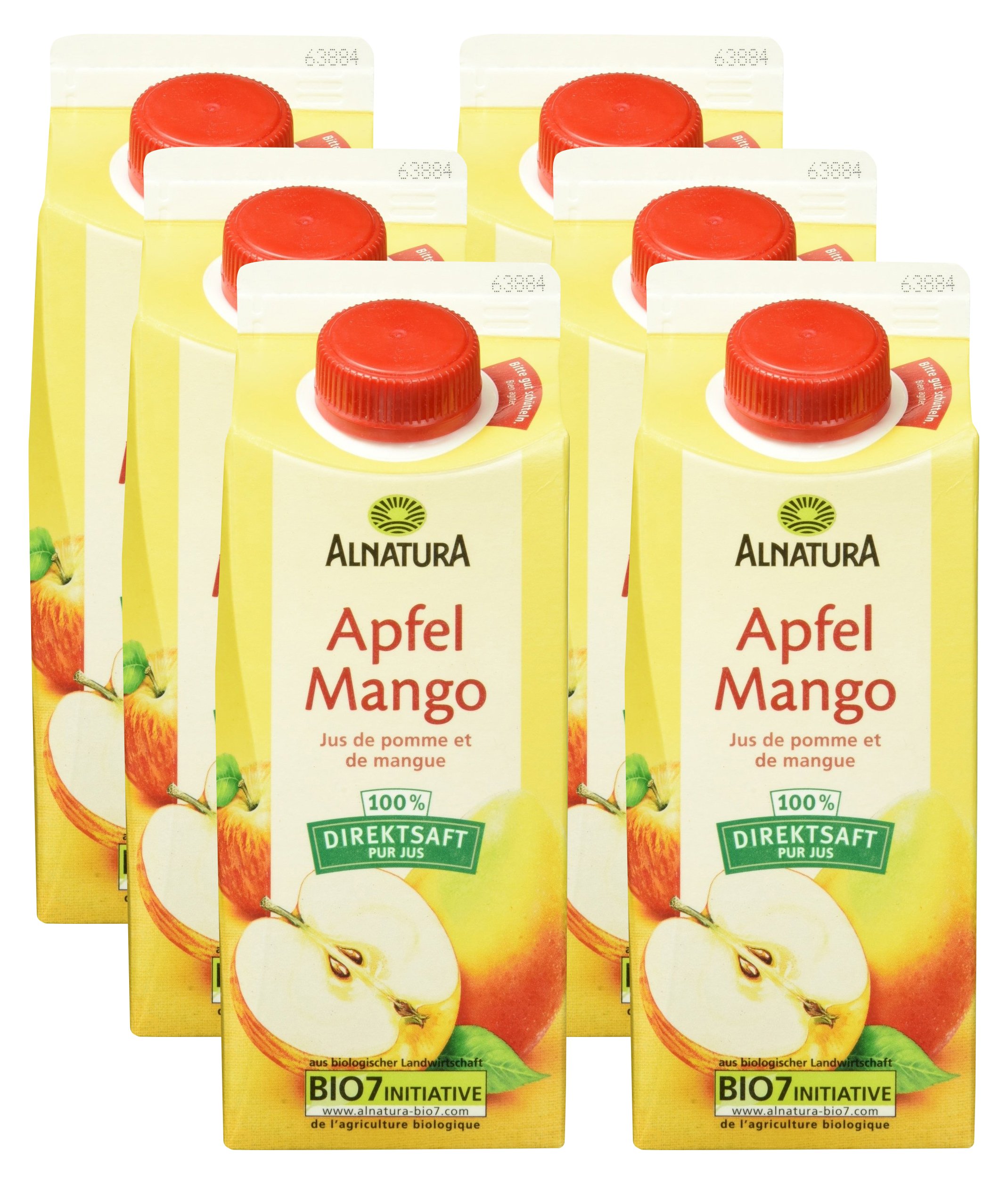 Alnatura Bio Apfel-Mango-Saft (6 x 750 ml)
