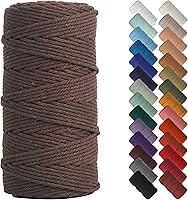 Vista 58 de NOANTA - Cuerda de macramé color verde aguamarina, 1/8 pulgadas (3 mm) x 109 yardas (100 metros), cuerda de algodón colorido para colgar