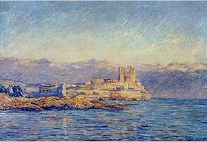 Amazon.com: The Castle in Antibes by Claude Monet: Posters & Prints