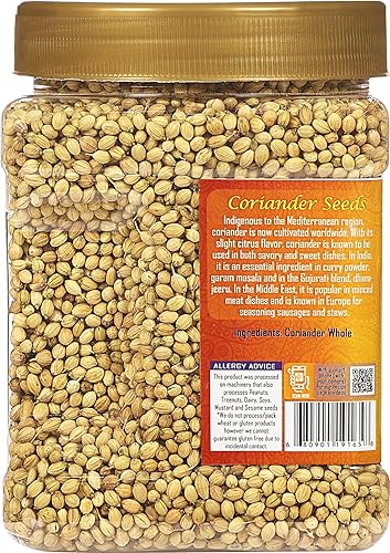 Miniatura 6 de Rani - Semillas de cilantro Dhania enteras especias indias de 8 onzas 801oz  Todo natural apto para gluten sin OMG vegano origen indio