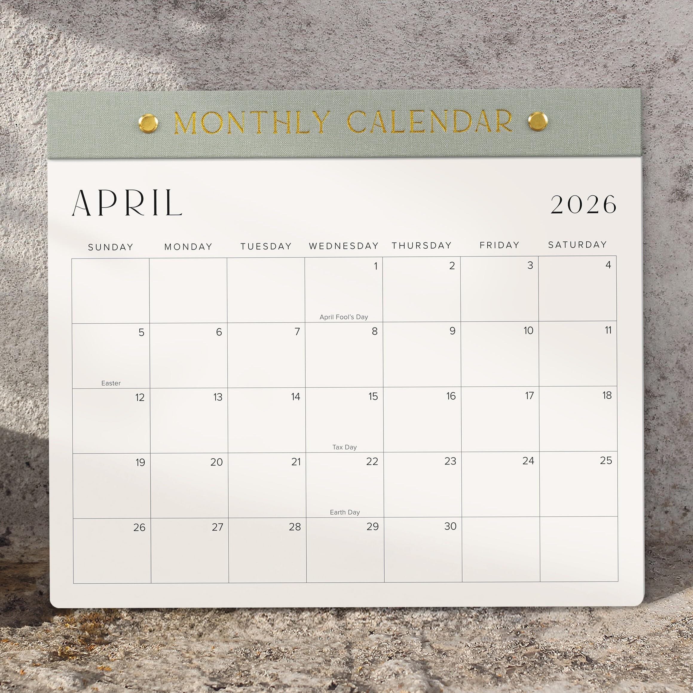 Beautiful 2026 Magnetic Fridge Calendar - Runs from Jan 2026 to July 2027